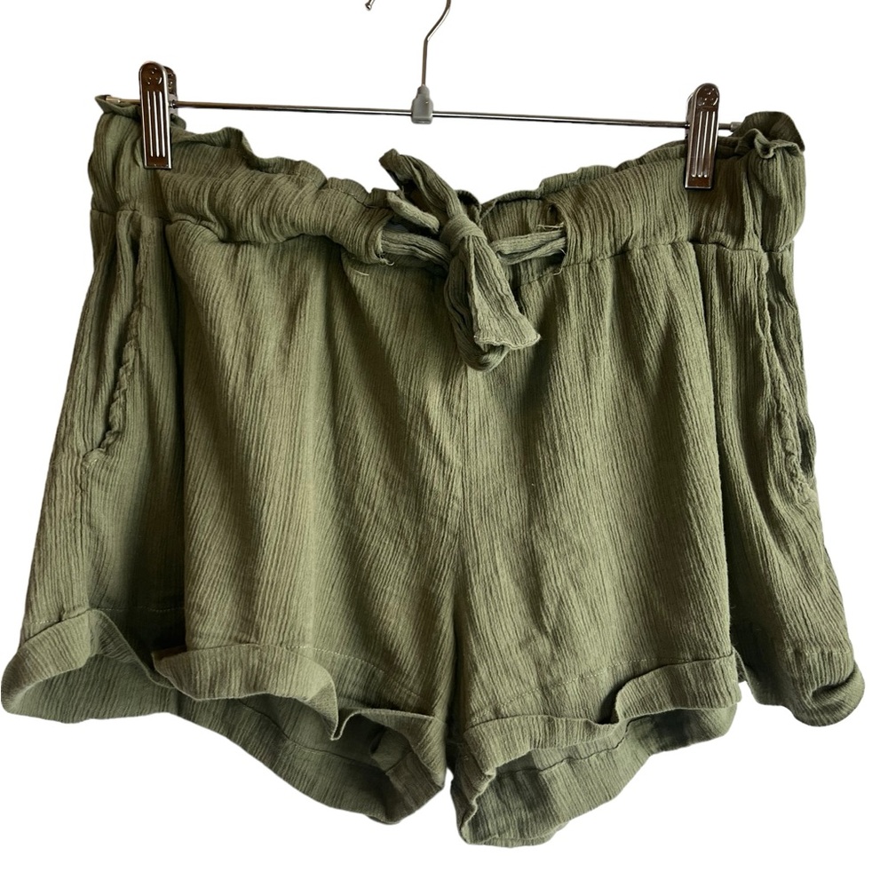 Urban Rebel Olive Green Shorts